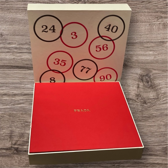 Prada Other - Prada limited Edition Tombola (Bingo) Game